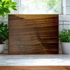 One Piece Wood Cutting Board, Non Toxic Cutting Board, Solid Walnut Maple Cherry, Reversible Kitchen Board