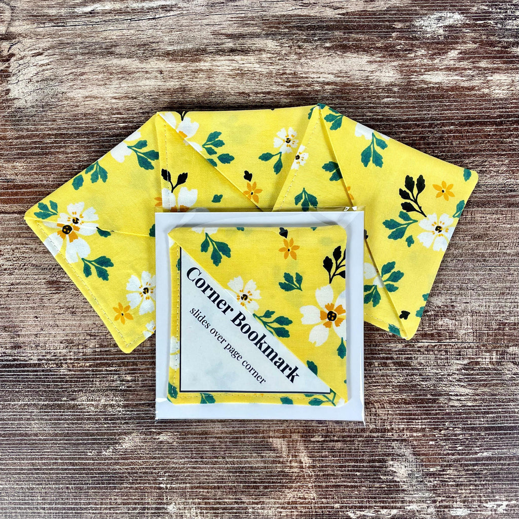 Yellow Floral Bookmark for Flower Lovers Makes a Thoughtful Gardener Gift or Teacher Thank You Gift