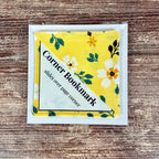 Yellow Floral Bookmark for Flower Lovers Makes a Thoughtful Gardener Gift or Teacher Thank You Gift