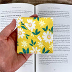 Yellow Daisy Bookmark for Book Lovers Makes a Thoughtful Birthday Gift for Readers or Teachers