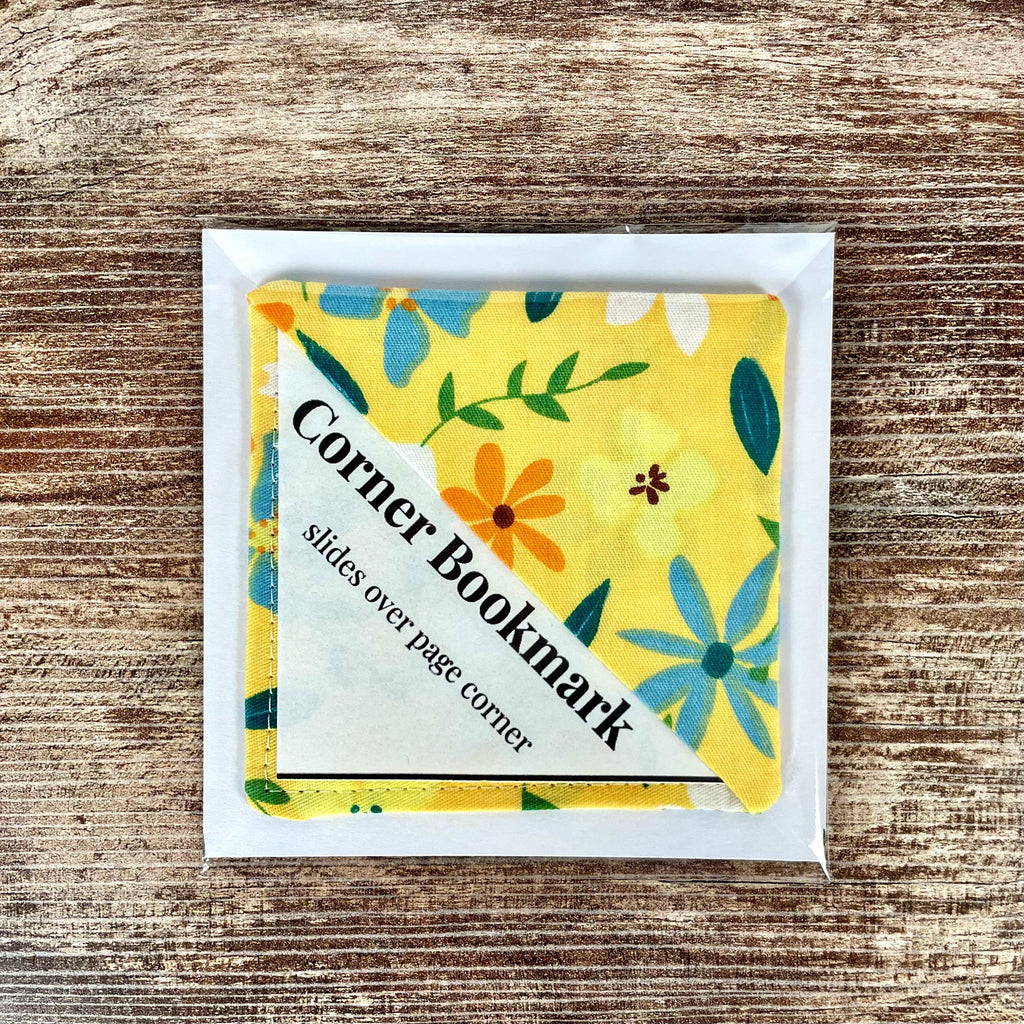 Orange and Yellow Floral Bookmark for Readers and Flower Lovers Makes a Thoughtful Book Club Gift