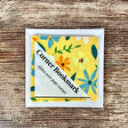 Orange and Yellow Floral Bookmark for Readers and Flower Lovers Makes a Thoughtful Book Club Gift