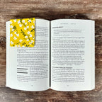 Yellow Floral Bookmark for Flower Lovers Makes a Thoughtful Book Lover Gift or End of Year Teacher Gift