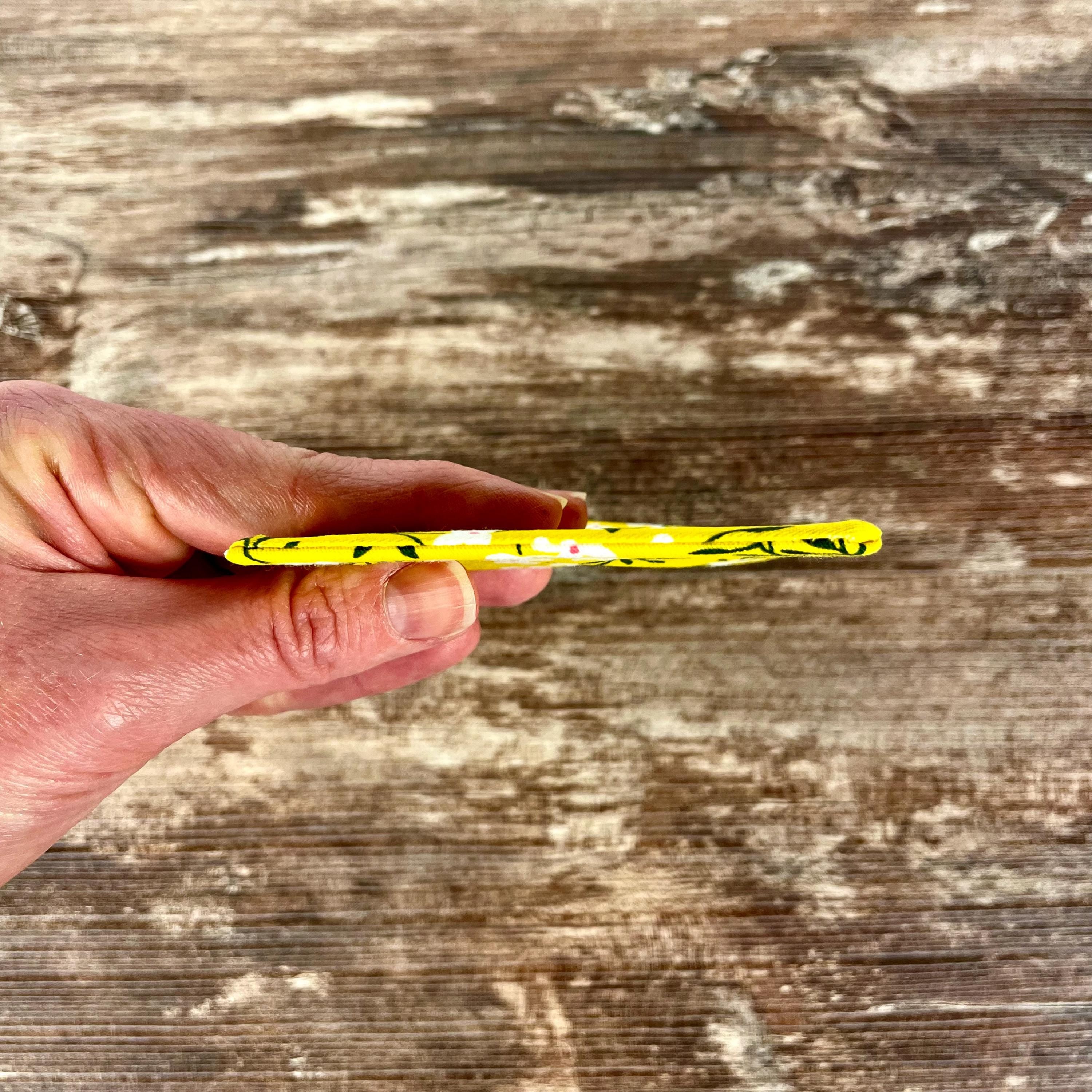 Yellow Floral Bookmark for Flower Lovers Makes a Thoughtful Book Lover Gift or End of Year Teacher Gift