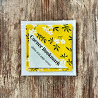 Yellow Floral Bookmark for Flower Lovers Makes a Thoughtful Book Lover Gift or End of Year Teacher Gift