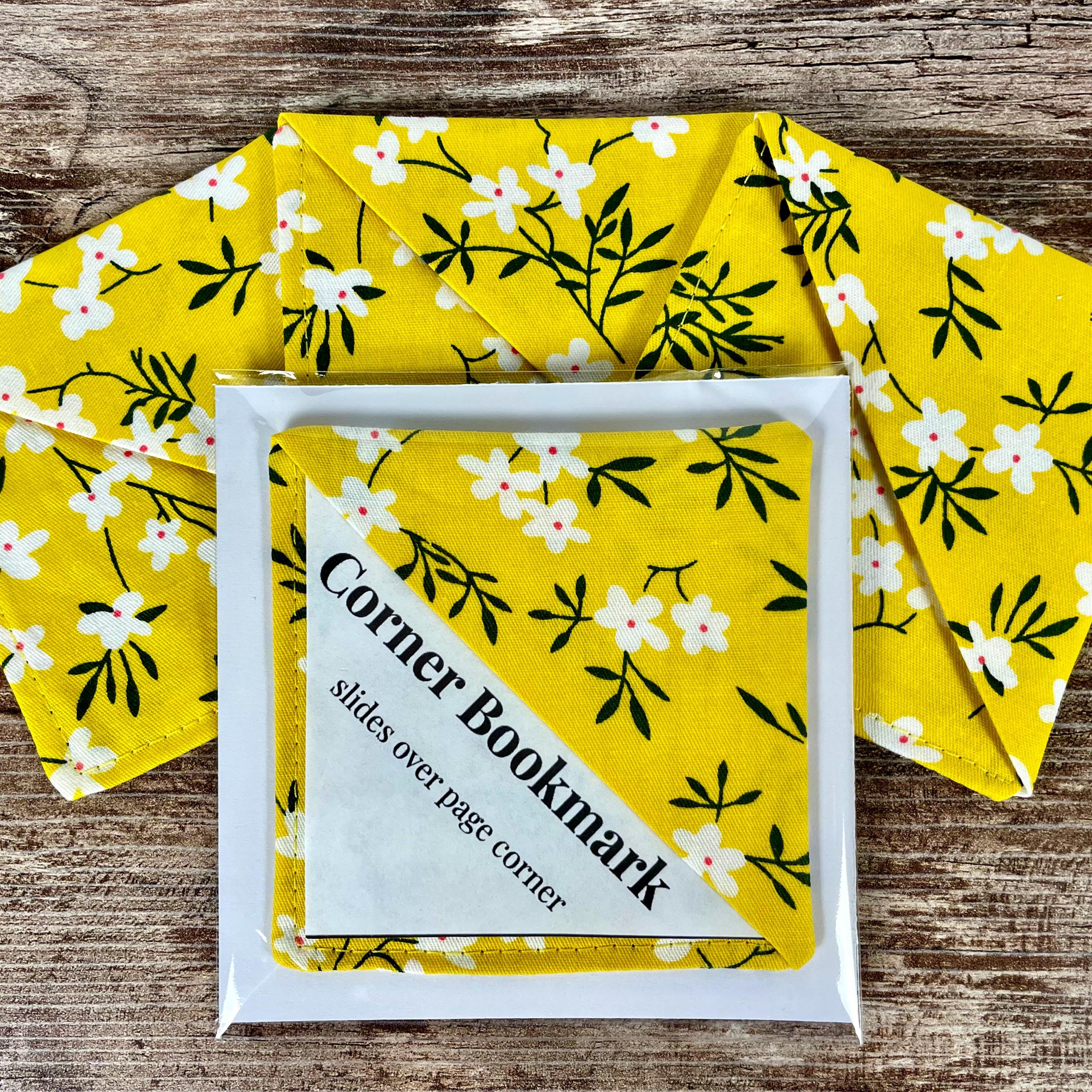 Yellow Floral Bookmark for Flower Lovers Makes a Thoughtful Book Lover Gift or End of Year Teacher Gift