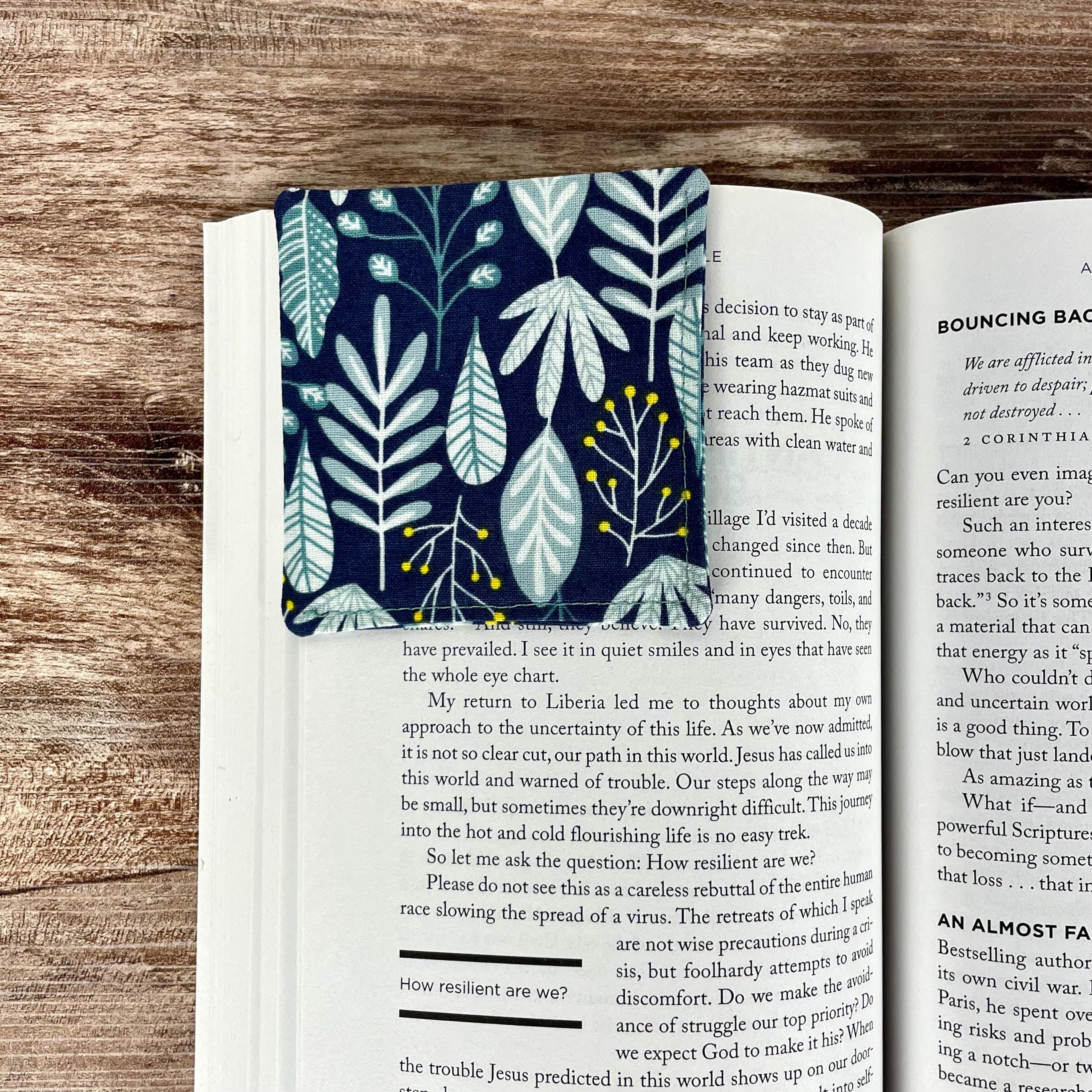 Botanical Bookmark for Nature Lovers Makes a Thoughtful Book Lover Gift or Teacher Thank You Gift