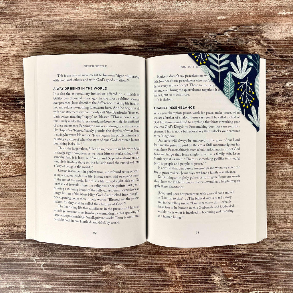 Botanical Bookmark for Nature Lovers Makes a Thoughtful Book Lover Gift or Teacher Thank You Gift