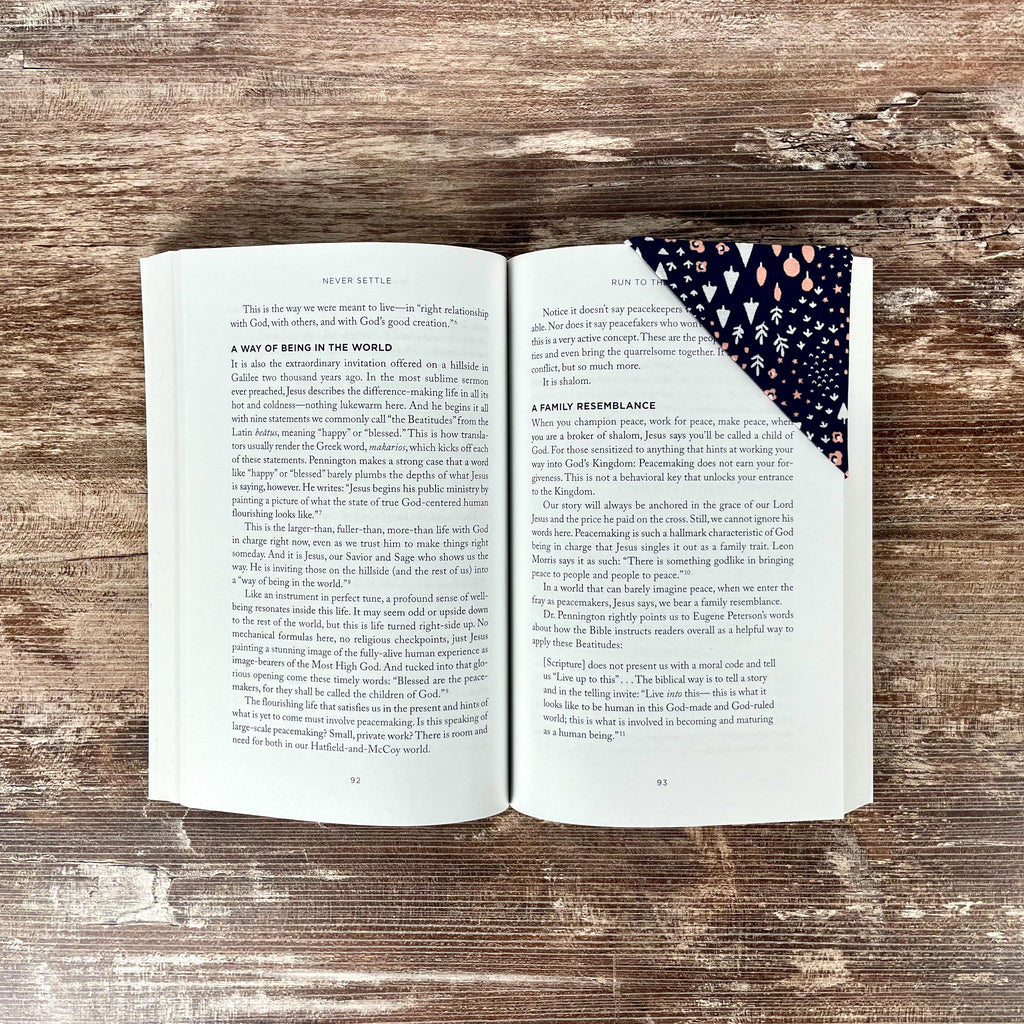 Woodland Bookmark for Nature Lovers Makes a Thoughtful Book Lover Gift or Reader Stocking Stuffer