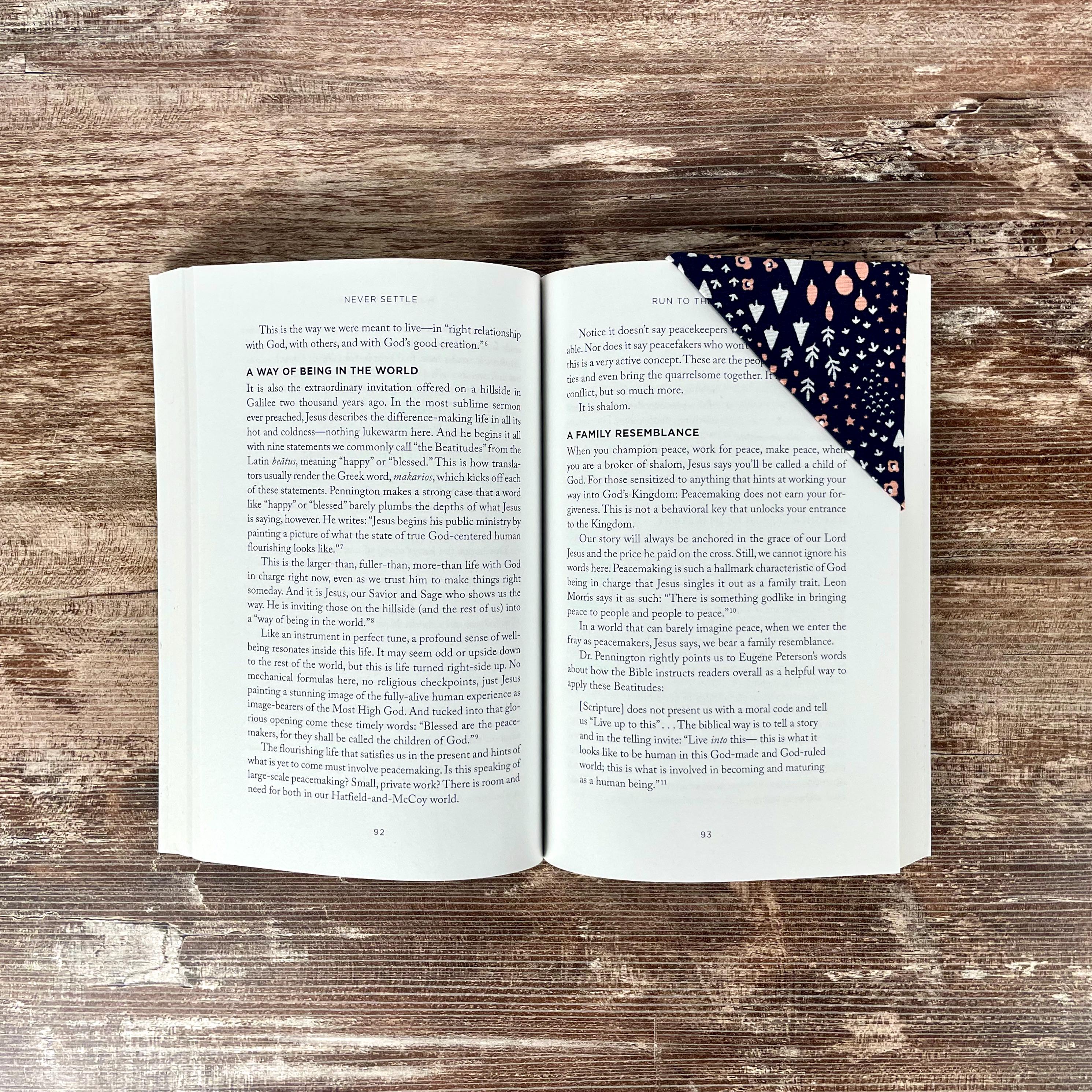 Woodland Bookmark for Nature Lovers Makes a Thoughtful Book Lover Gift or Reader Stocking Stuffer