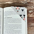 Modern Geometric Bookmark for Book Lovers Makes a Stylish Teacher Gift or Reading Accessory
