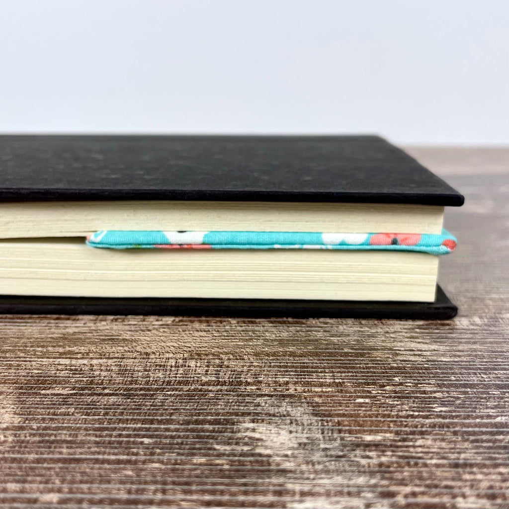 Turquoise Floral Bookmark for Book Lovers Makes a Thoughtful Teacher Appreciation Gift or Gift for Readers