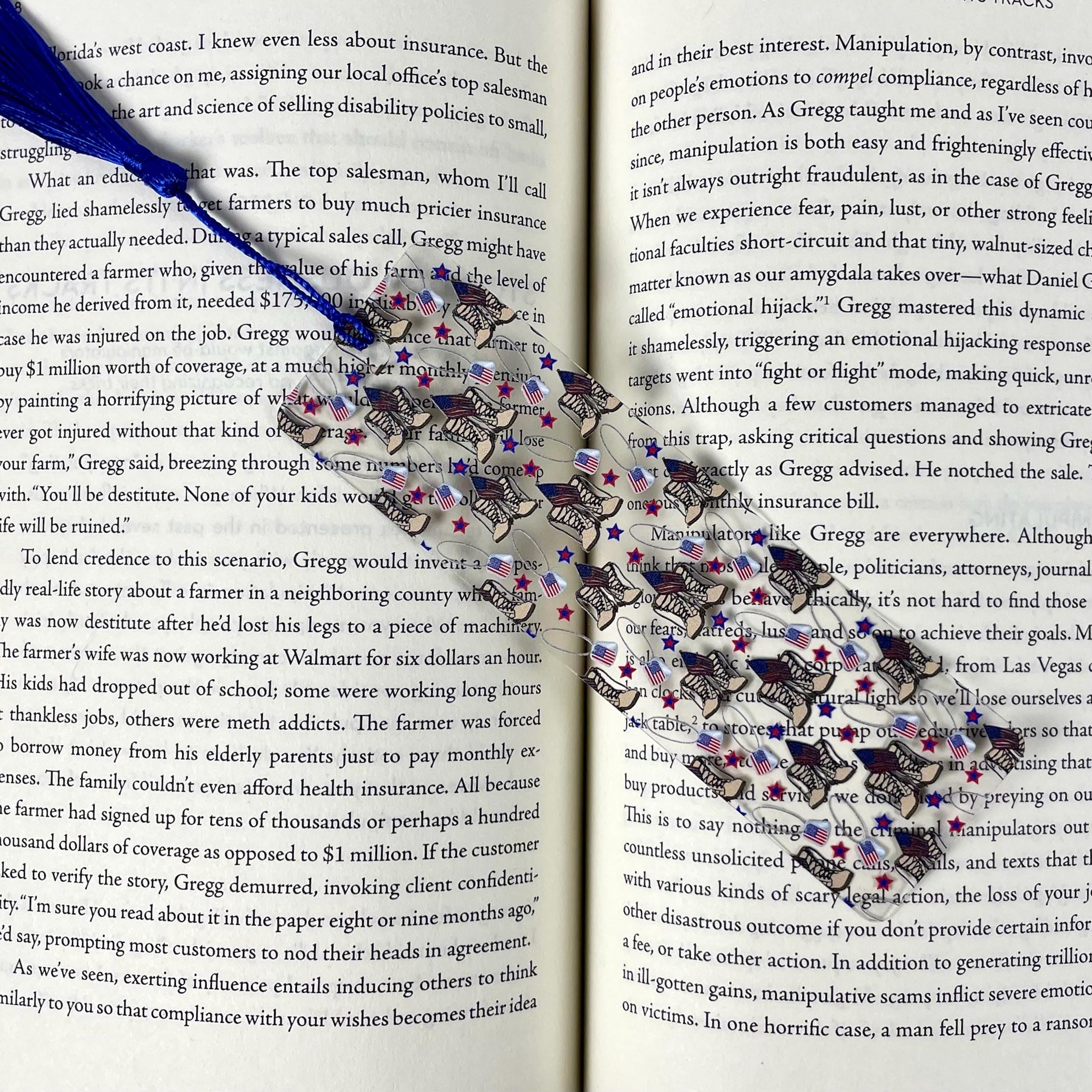 Military Bookmark | Military Family Gift | Army Mom Gift | Veteran Gift | Patriotic Reader Gift