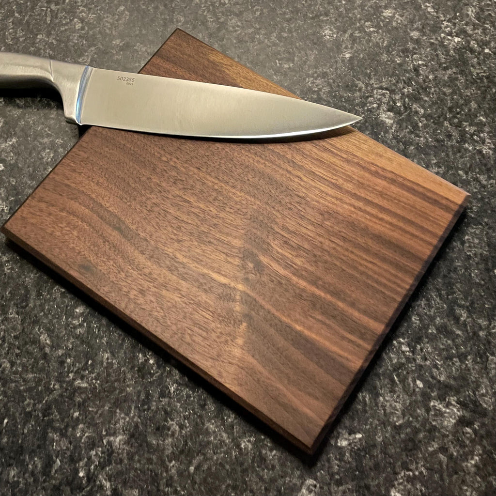One Piece Wood Cutting Board, Non Toxic Cutting Board, Solid Walnut Maple Cherry, Reversible Kitchen Board