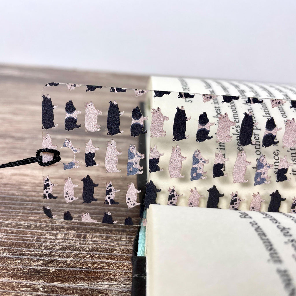 Pig Bookmark | Farm Gift | Pig Lover Gift | Book Lover Gift | Farmer Gift | Cute Farm Animal Bookmark