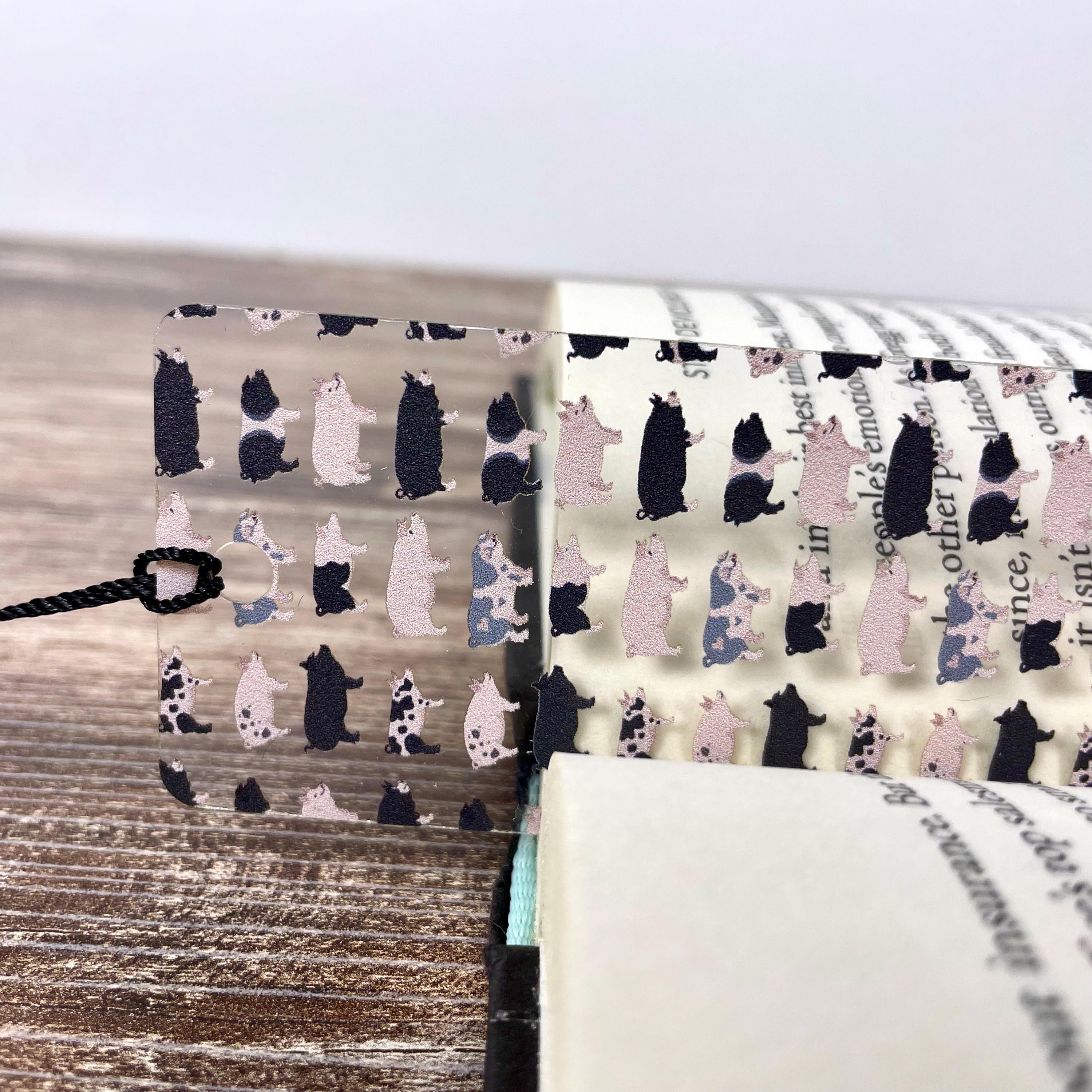 Pig Bookmark | Farm Gift | Pig Lover Gift | Book Lover Gift | Farmer Gift | Cute Farm Animal Bookmark