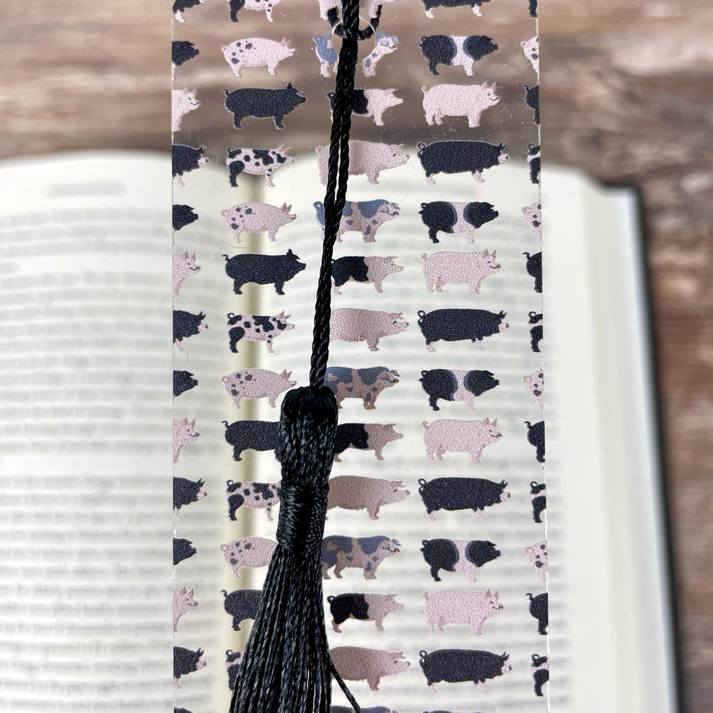 Pig Bookmark | Farm Gift | Pig Lover Gift | Book Lover Gift | Farmer Gift | Cute Farm Animal Bookmark
