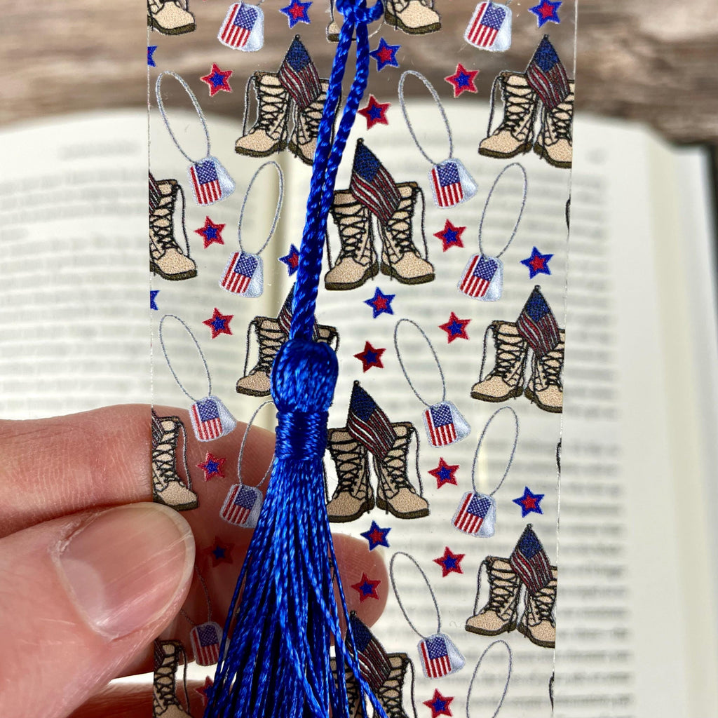 Military Bookmark | Military Family Gift | Army Mom Gift | Veteran Gift | Patriotic Reader Gift