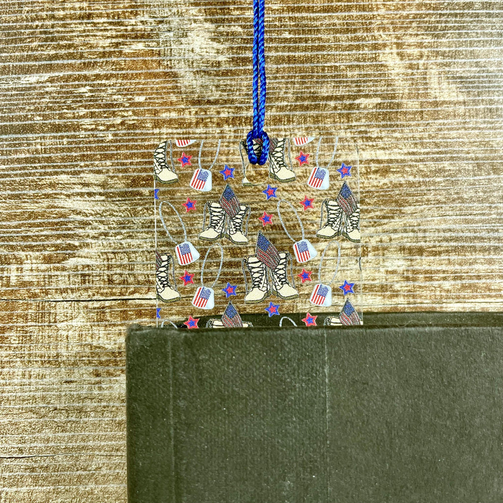Military Bookmark | Military Family Gift | Army Mom Gift | Veteran Gift | Patriotic Reader Gift