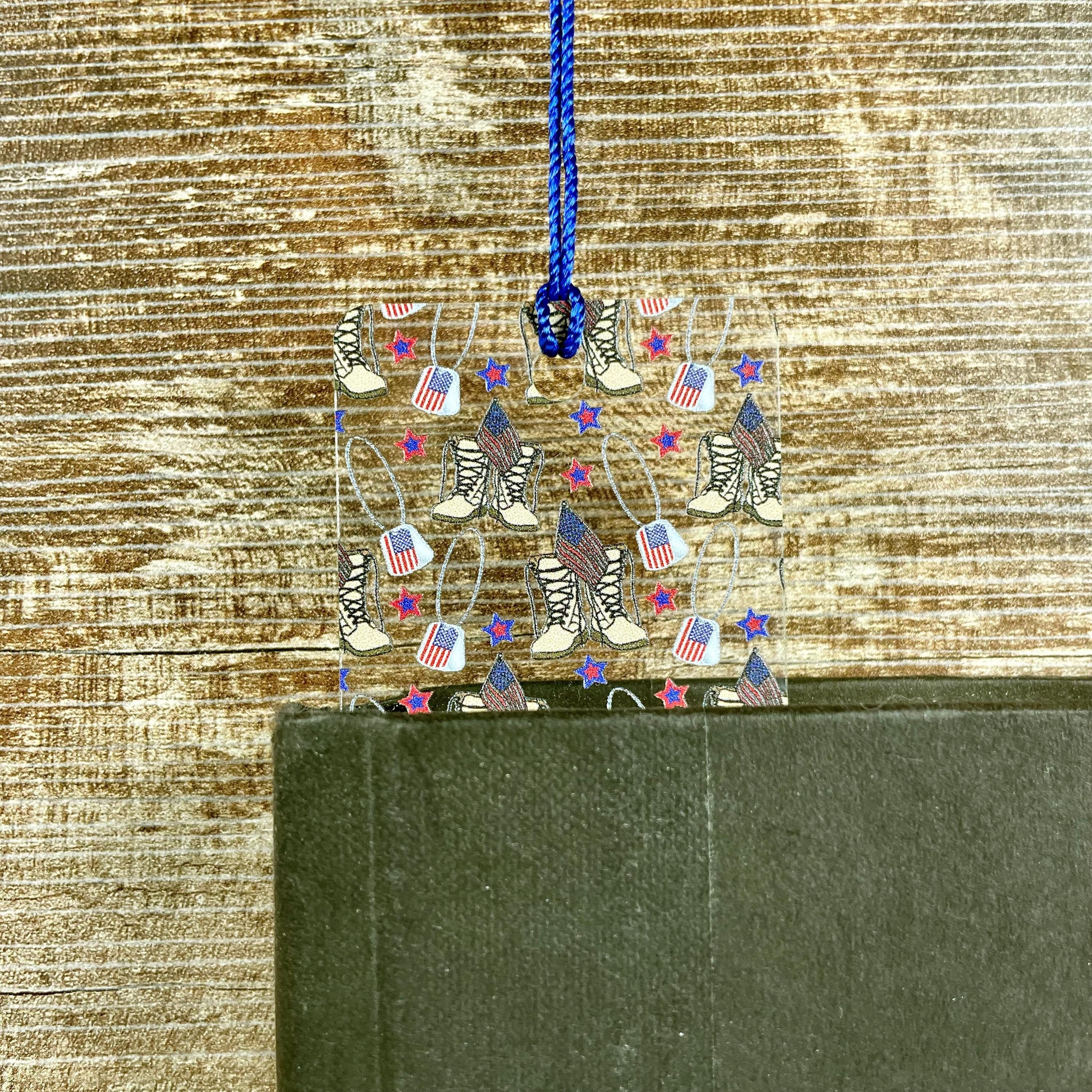 Military Bookmark | Military Family Gift | Army Mom Gift | Veteran Gift | Patriotic Reader Gift