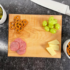 One Piece Wood Cutting Board, Non Toxic Cutting Board, Solid Walnut Maple Cherry, Reversible Kitchen Board