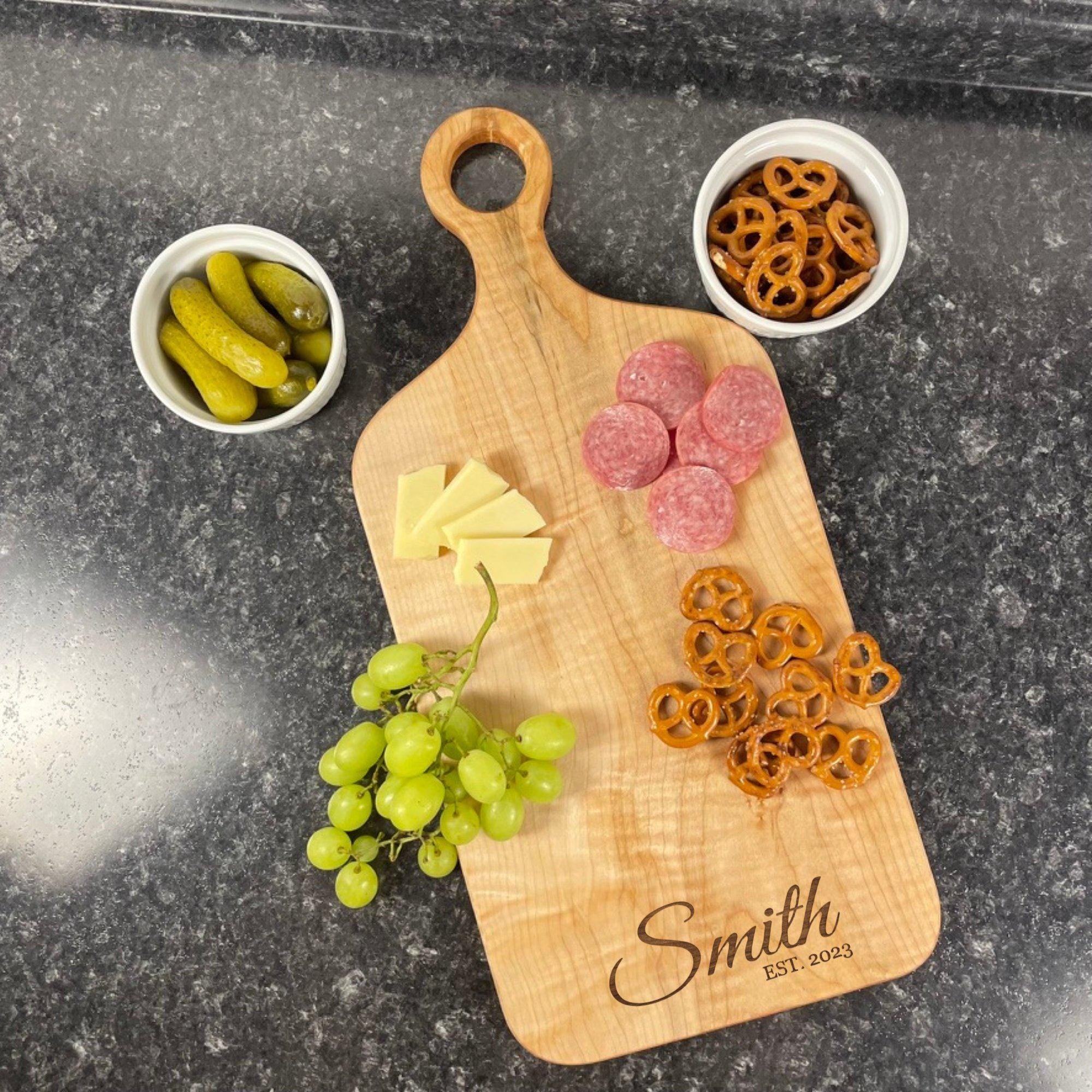 Personalized Cutting Board Wedding Gift | Custom Engraved Charcuterie Board | Anniversary Gift for Couples | Housewarming Gift