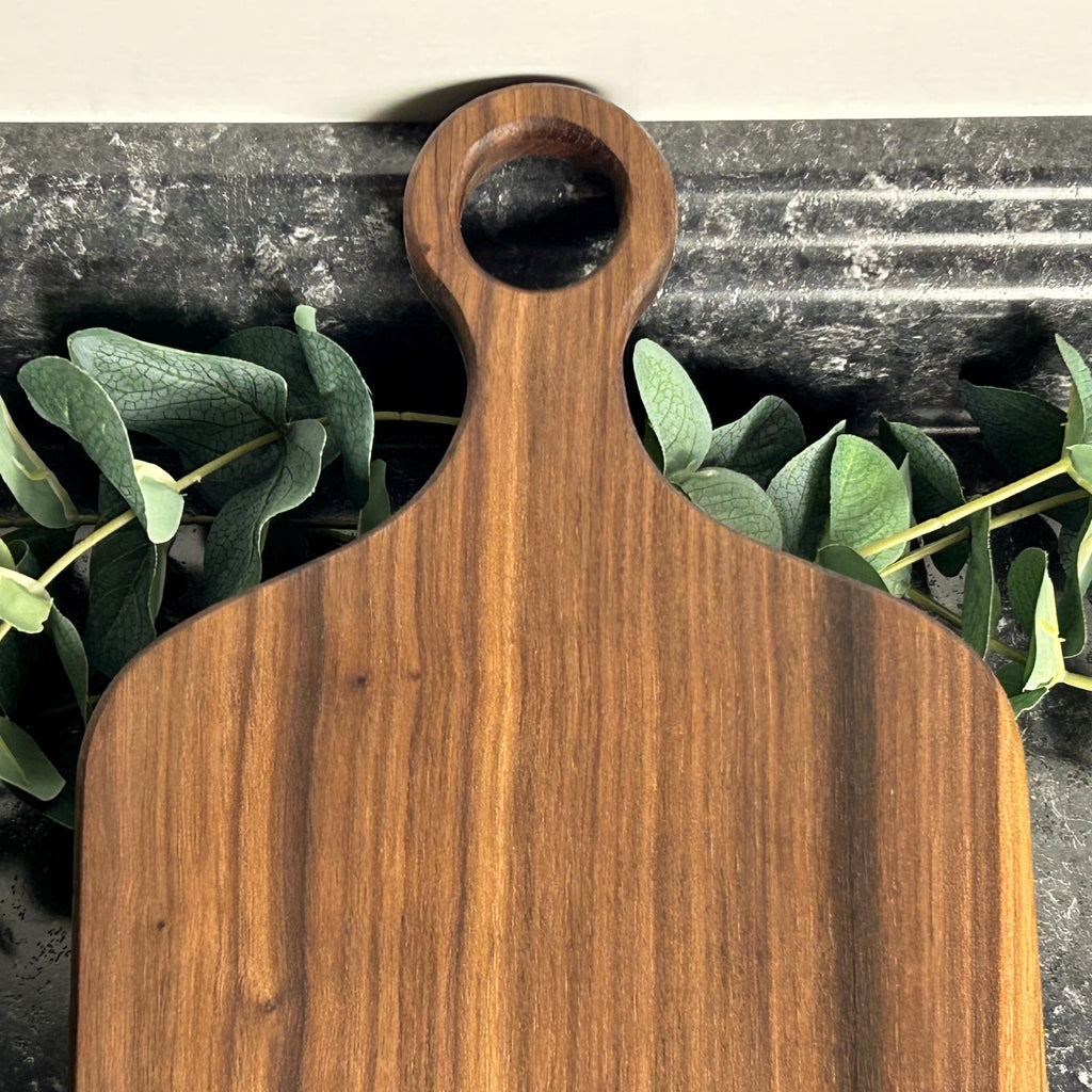 Solid Wood Cutting Board, One Piece Hardwood, Walnut Cherry Maple Serving Board, Charcuterie Board, Wedding Gift, Housewarming Gift