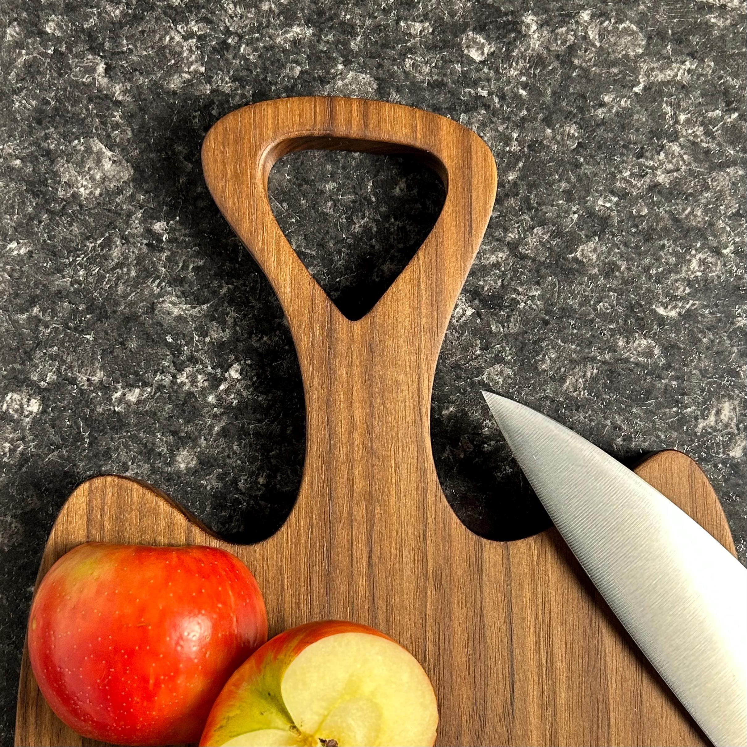 Personalized One-Piece Wood Cutting Board | Handmade Walnut, Cherry or Maple Serving Board | Non-Toxic Food Safe Finish | Wedding Gift