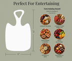 Personalized One-Piece Wood Cutting Board | Handmade Walnut, Cherry or Maple Serving Board | Non-Toxic Food Safe Finish | Wedding Gift