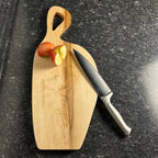 Personalized Wood Cutting Board | One-Piece Walnut, Maple or Cherry Serving Board | Handmade Food Safe Paddle Board | Wedding Gift