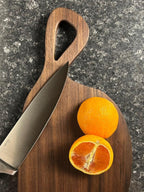 Personalized Wood Cutting Board | One-Piece Walnut, Maple or Cherry Serving Board | Handmade Food Safe Paddle Board | Wedding Gift