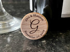 Personalized Wine Stopper, Custom Engraved Wine Bottle Stopper, Wedding Gift for Couple, Anniversary Gift, Engagement Gift