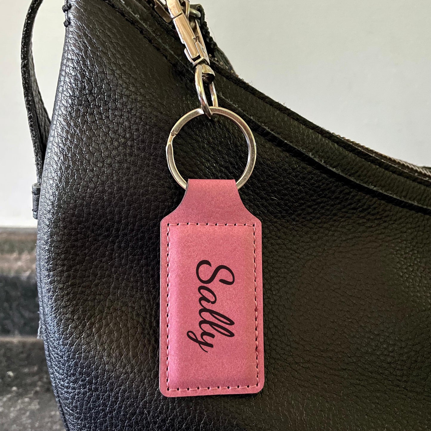 Personalized Keychain, Custom Engraved Keychain, Name Keychain, Monogram Gift, Pet Lover Gift, Gift for Men & Women