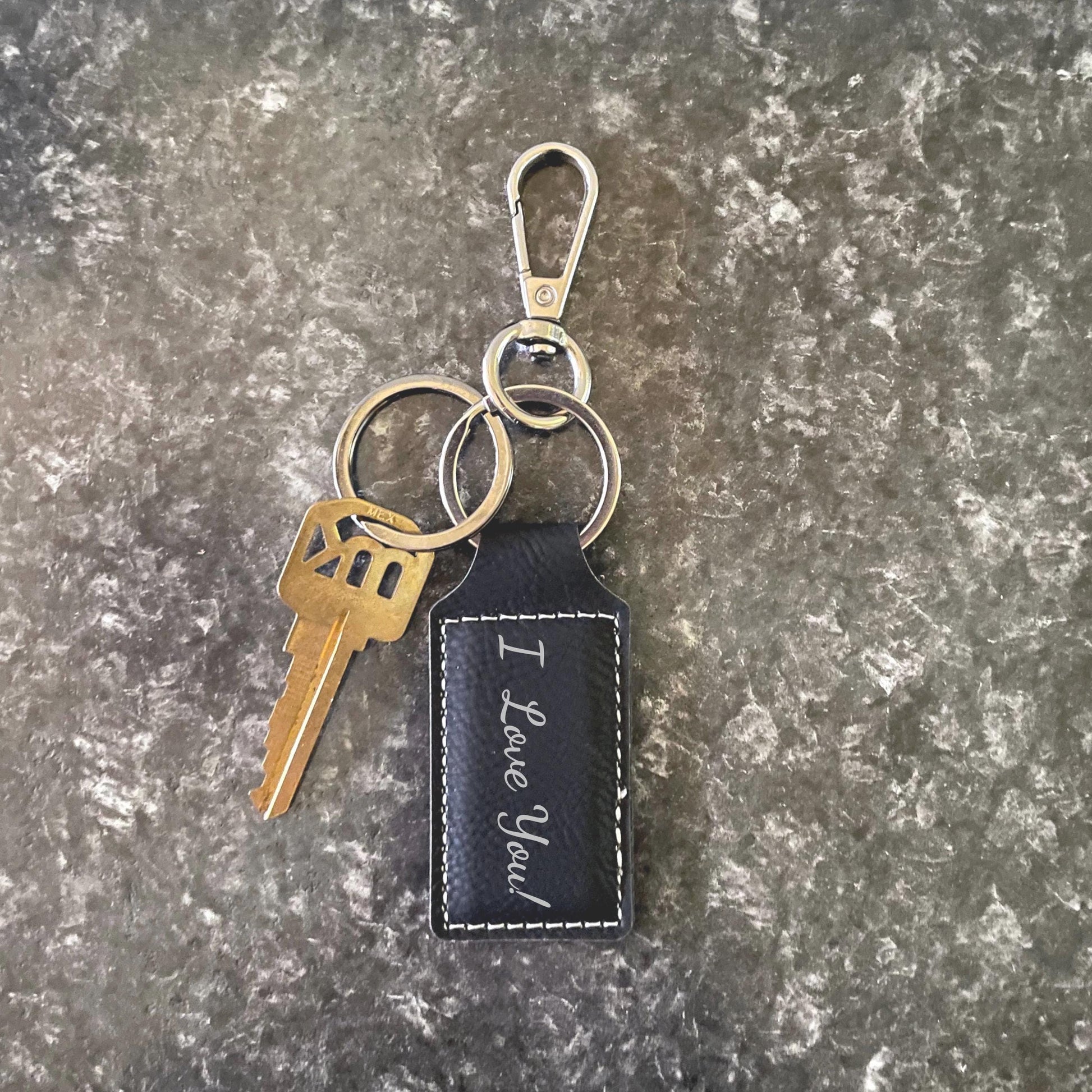 Personalized Keychain, Custom Engraved Keychain, Name Keychain, Monogram Gift, Pet Lover Gift, Gift for Men & Women