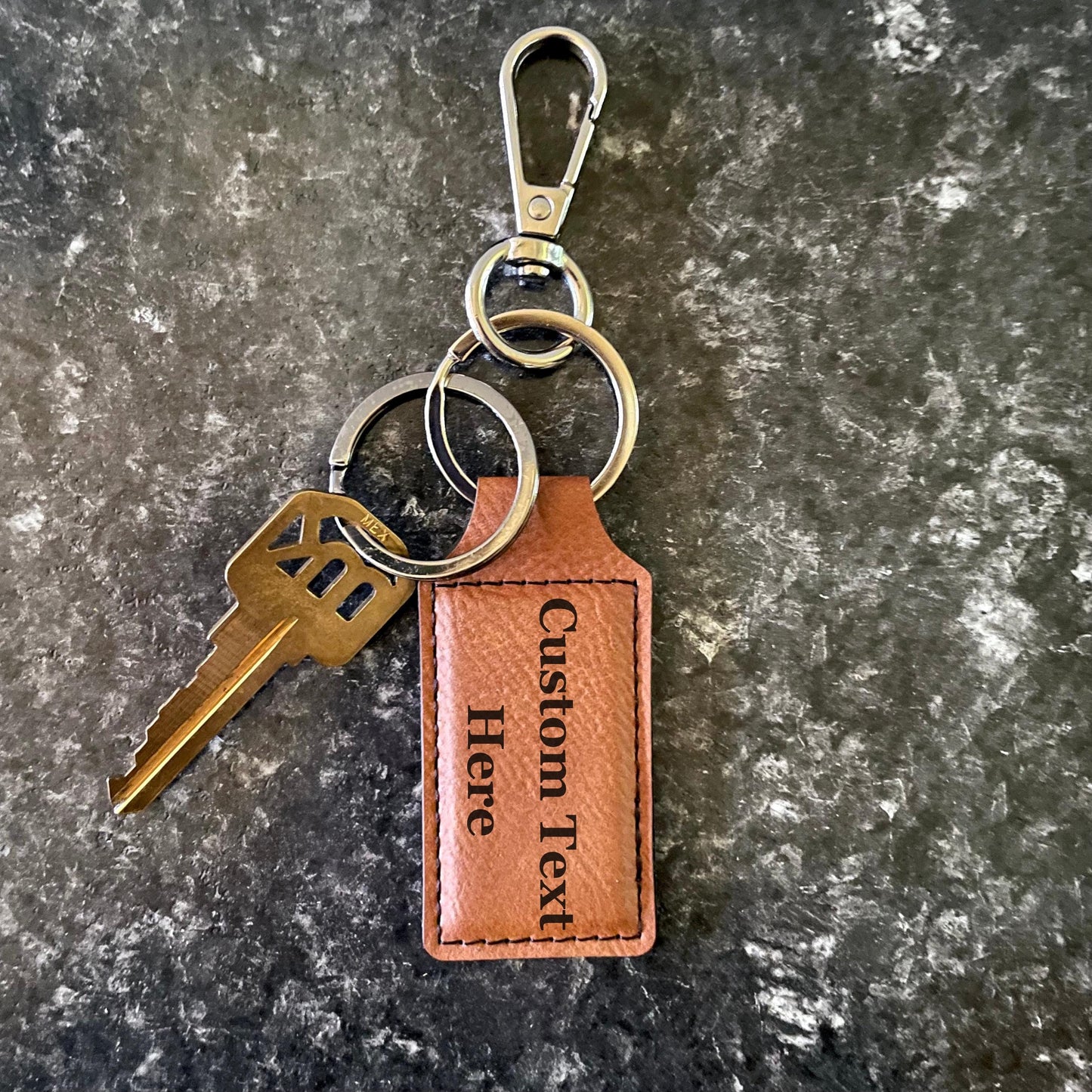Personalized Keychain, Custom Engraved Keychain, Name Keychain, Monogram Gift, Pet Lover Gift, Gift for Men & Women