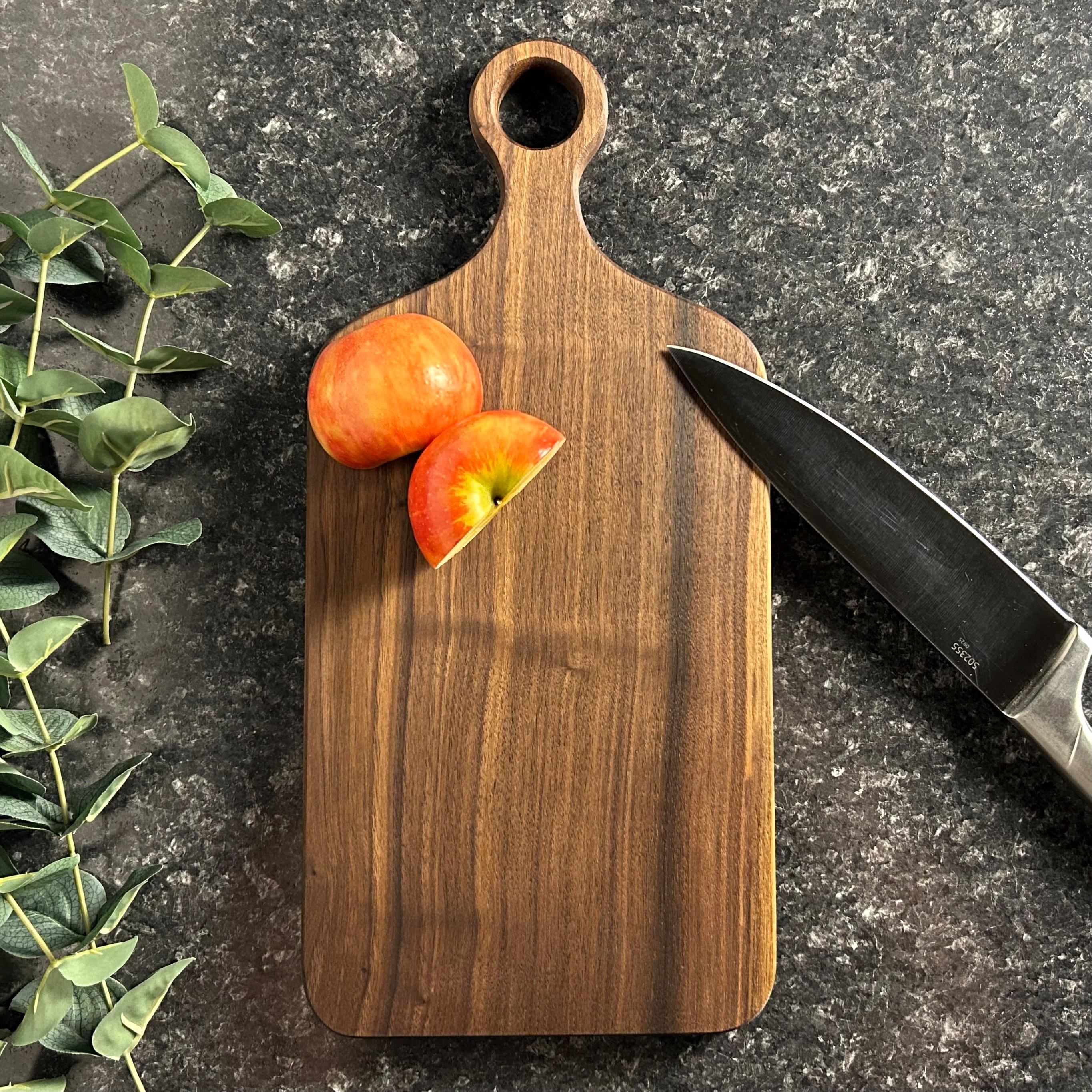 Solid Wood Cutting Board, One Piece Hardwood, Walnut Cherry Maple Serving Board, Charcuterie Board, Wedding Gift, Housewarming Gift