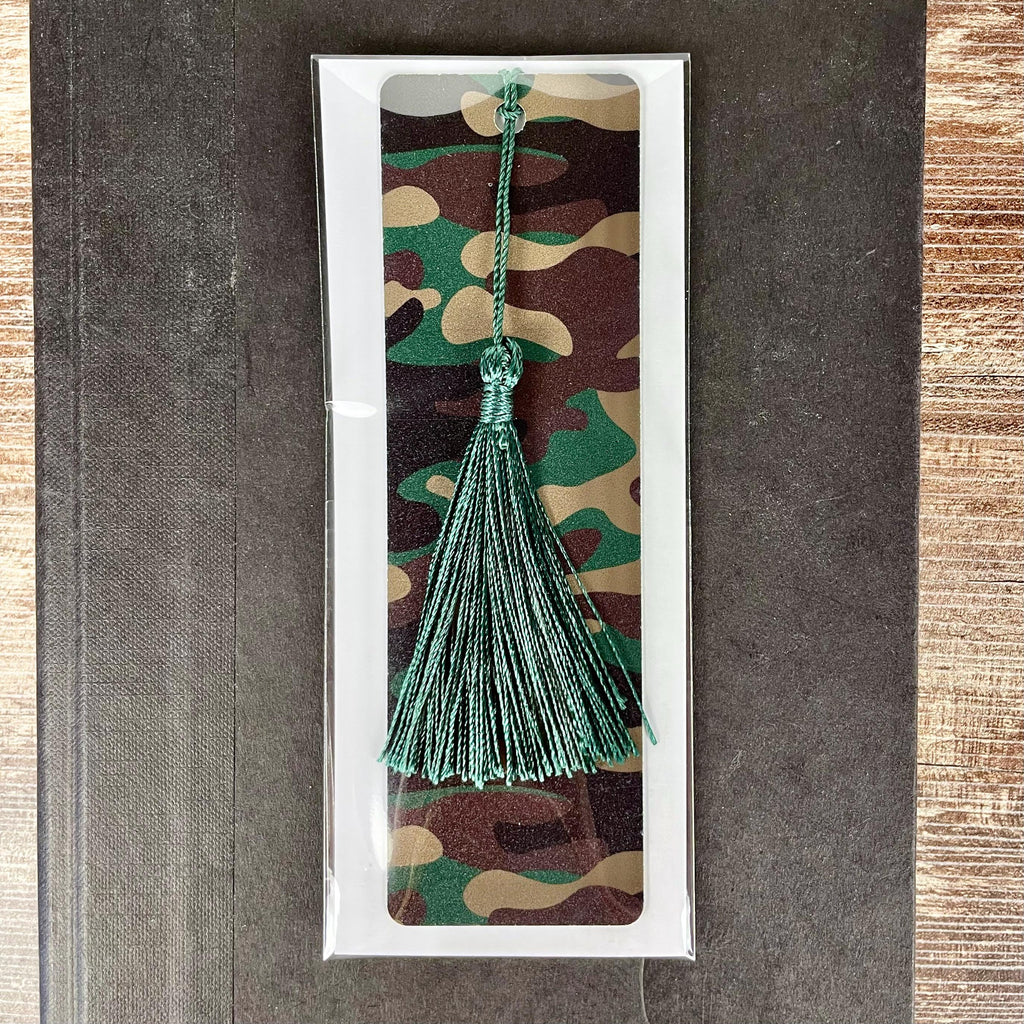 Camouflage Bookmark for Camo Lovers Makes a Country Girl Gift or Stocking Stuffer for Book Lovers and Teen Readers