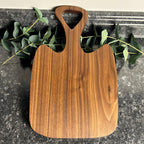 Personalized One-Piece Wood Cutting Board | Handmade Walnut, Cherry or Maple Serving Board | Non-Toxic Food Safe Finish | Wedding Gift