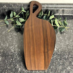 Personalized Wood Cutting Board | One-Piece Walnut, Maple or Cherry Serving Board | Handmade Food Safe Paddle Board | Wedding Gift