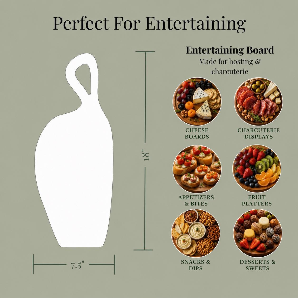 Personalized Wood Cutting Board | One-Piece Walnut, Maple or Cherry Serving Board | Handmade Food Safe Paddle Board | Wedding Gift