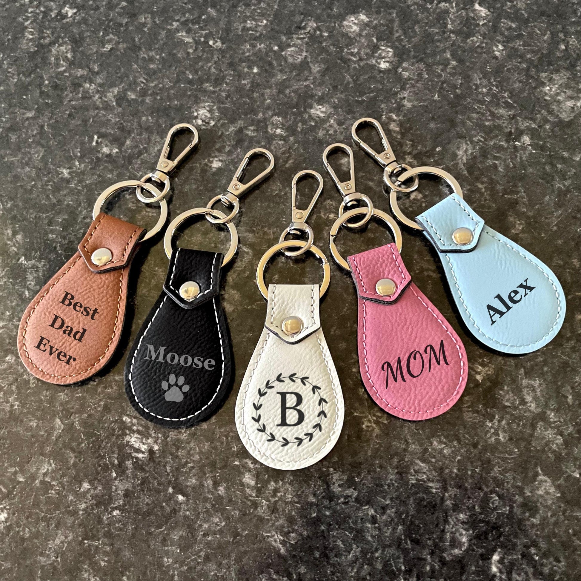 Personalized Keychain | Custom Name Keychain | Monogram Gift | Pet Lover Gift | Everyday Keepsake
