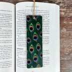 Peacock Feather Bookmark for Book Lovers Makes a Teacher Appreciation or Birthday Gift for Peacock Lovers and Readers