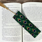 Peacock Feather Bookmark for Book Lovers Makes a Teacher Appreciation or Birthday Gift for Peacock Lovers and Readers
