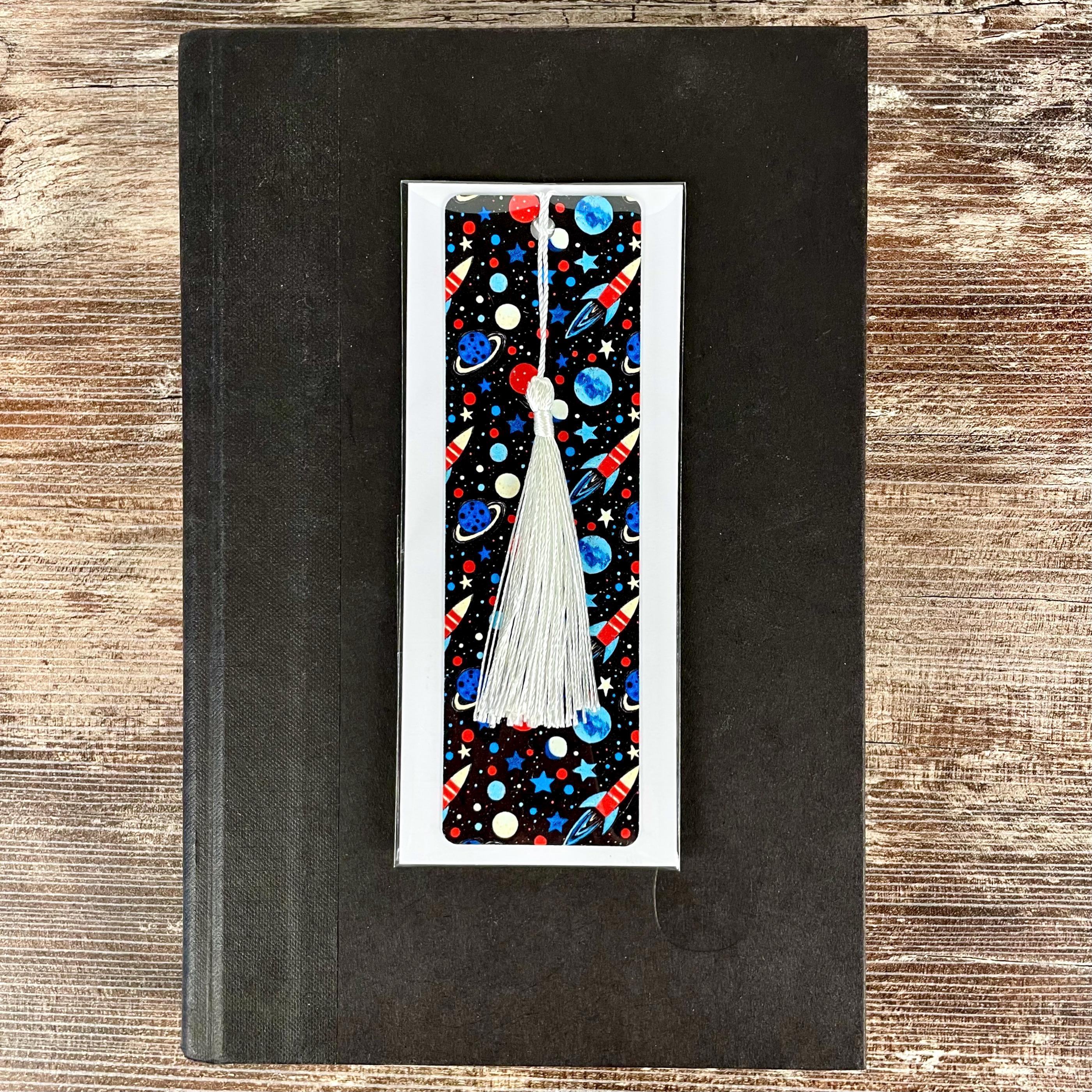 Space Bookmark Makes an Astronomy Birthday Gift or Stocking Stuffer for Book Lovers and Young Readers