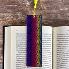Rainbow Leopard Print Bookmark | Book Lover Gift | Colorful Bookmark | Teacher Gift | Animal Print Bookmark
