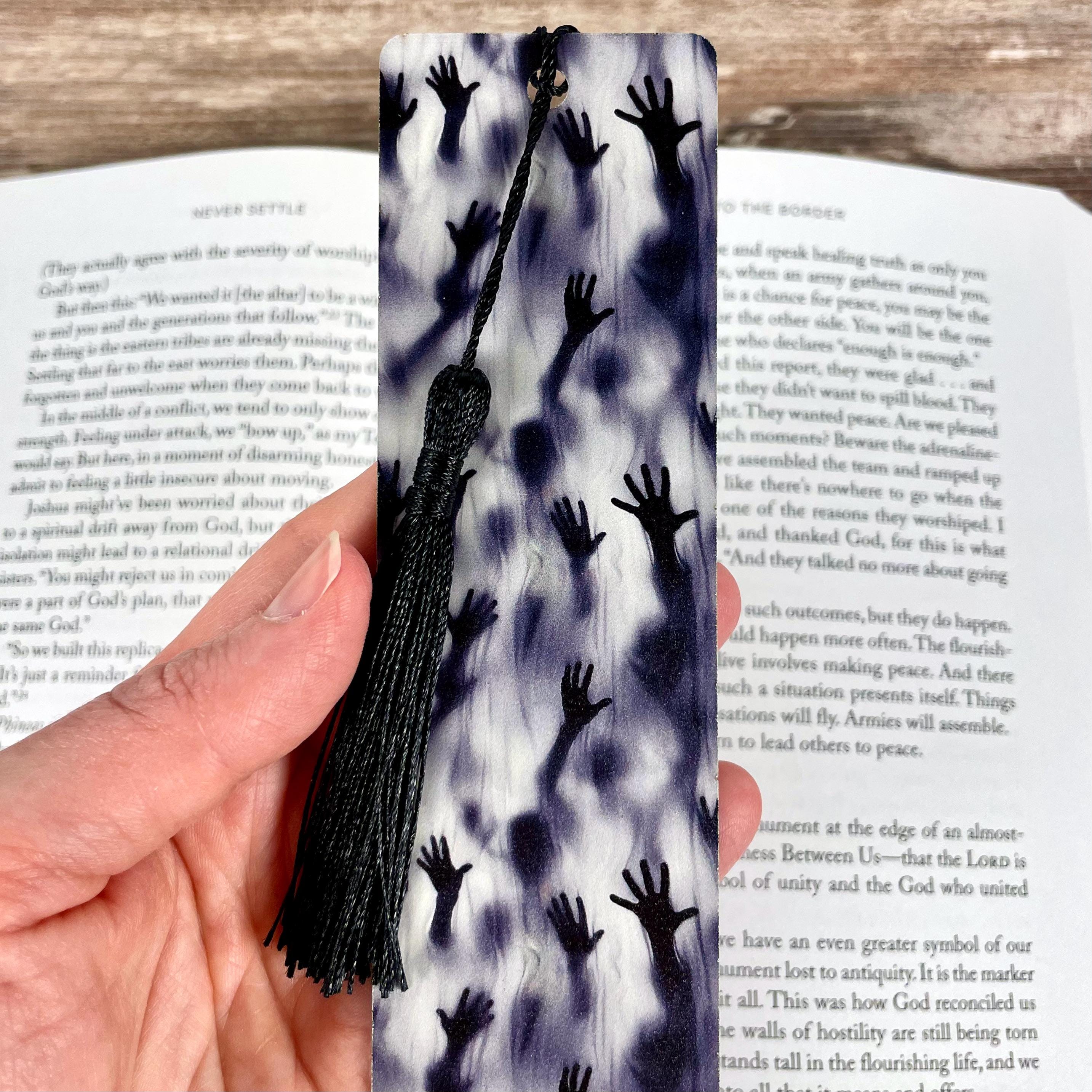 Horror Bookmark for Thriller Readers, Spooky Book Lovers, Halloween Gifts & Stocking Stuffers