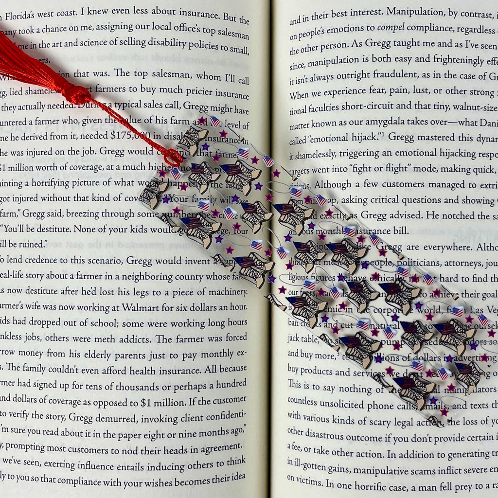 Military Bookmark | Military Family Gift | Army Mom Gift | Veteran Gift | Patriotic Reader Gift