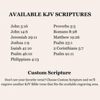 Bible Verse Keychain, Christian Gift for Women & Men, Scripture Keychain, Baptism Gift, Confirmation Gift, John 3:16
