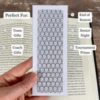 Volleyball Bookmark Makes an End of Season Team Gift, Senior Night Gift or Stocking Stuffer for Players and Coaches