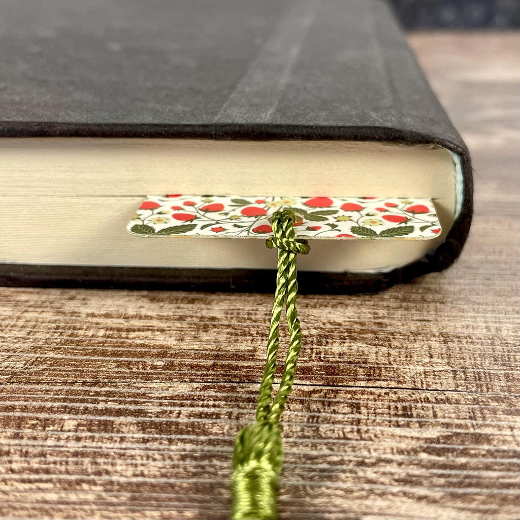 Cute Strawberry Bookmark for Readers, Teacher Gifts, Book Lover Gift Baskets & Stocking Stuffers